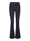 Noisy May Damen Flared Schlag Jeans | High Waist Denim Stretch Hose | Wide Vintage Pants NMSALLIE,...