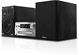 Panasonic SC-PMX94EG-S Micro HiFi System (120 W RMS, Digital DAB+, CD, UKW , Bluetooth, USB, AUX)...