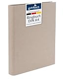 goldbuch 37 211 Ringbuch A4 Summertime Beige, Ordner, Maße 32 x 27,5 x 4,5 cm, Hefter mit...