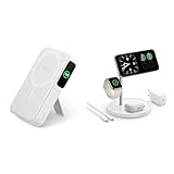 Anker MagGo Qi2-zertifiziertes Power Bank & 3-in-1 15W Kabellose Ladestation - Weiß