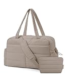 bagsmart Reisetasche Sporttasche Damen, 31L Wasserabweisend Puffer Handgepäck Tasche Weekender Bag...