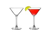 Pasabahce 44698 - Martini Glas, Cocktailglas, Partyglas, V-förmige Martini Gläser, 2er Set