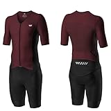 Lo.gas Herren Pro Trisuit Kurzarm Triathlonanzug für Ironman-Rennen und Triathlon-Wettkämpfe -...