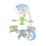 Fisher-Price 3-in-1-Traumbärchen-Mobile, Mobile für Babybett, Elektrisches Mobile mit Licht,...