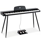 MUSTAR 88 Tasten Digital Piano für Anfänger, Keyboard Piano Volle Größe mit 3 Pedaleinheiten,...