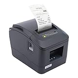 HPDTZ Thermo Bondrucker USB Schwarz, Kassendrucker für Restaurants, Café, Büro, USB Drucker für...