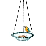BnyHjir Vogel-Wasser-Futterstation | Vogeltränke für den Außenbereich – robuste...