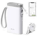 Nelko Etikettendrucker, Bluetooth P21 Selbstklebendes Etikettiergerät Tragbarer beschriftungsgerät...