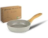 DIVORY Keramikpfanne 16cm – Pfanne mit Keramikbeschichtung Induktion, PFAS & PTFE frei, kleine...