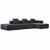 BEDOIN Bodensofa Modulare Möbel, modularer Schaumstoffspiel -Couch, Multifunktionaler Ecksofa...