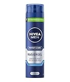 NIVEA MEN Protect & Care Rasiergel (200 ml), Schutz und Pflege für eine sanfte Rasur,...