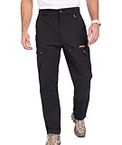 Elainone Wanderhose Herren Outdoor Hosen Stretch Trekkinghose Arbeitshosen Männer Mit 5 Taschen...