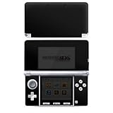 Skin kompatibel mit Nintendo 3 DS Folie Sticker einfarbig schwarz Farbe