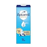Aptamil Kindermilch 1+ 1 Liter trinkfertig (6er Pack), trinkfertig & praktisch, für Kleinkinder im...