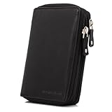 ekavale Hochwertige Damen Geldbörse aus echtem Leder, Frauen Geldbeutel mit RFID-Schutz, Großes...