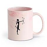 AYUEHBN Kaffee-Milch-Tee-Keramiktassen Afrika Afrikanisches Mädchen Archer Home （11oz/320ml）...