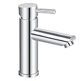 Figarge Wasserhahn Bad Waschbecken Armaturen Mischbatterie Waschbecken Edelstahl mit DE Standard...