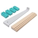 wolfcraft Verlegeset für Laminat 6931000 I Werkzeug zum Verlegen von Laminat, Parkett oder Kork I...