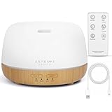 ASAKUKI Aroma Diffuser 300ml, Diffuser für Ätherische Öle mit Fernbedienung,...