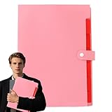 Hängeordner | Quittungs-Organizer – Größe A4, tragbar, mit farbigen Etiketten und sieben...