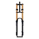 Mountainbike-Federgabel 26 27,5 73,7 cm 1-1/8 Zoll gerade Luftgabel Reise 180 mm Doppelkrone...