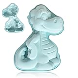 Silikonformen Backen Dino Backform Kuchen, Backform Silikon Kastenform BPA-Frei, Kuchenformen...