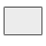 Cosiki Tragbarer, Faltenfreier Weißer Projektorvorhang 4:3 für Outdoor-Campingfilme, Faltbare...