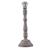 Dirk Davids Leuchten GmbH Tischleuchte Holz Antik Weiß Gewischt Boston 1745530