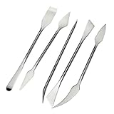HEALSOPTHY 5 Stück Teiliges Set Modellierwerkzeuge mit Doppelseitigen Köpfen Vielseitige...