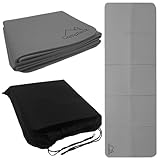 CampTeck U7274 Unisex Faltbare Yogamatte, Tragbare Yoga Matte, Yogamatte Rutschfest, Yoga Mat,...