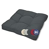 Beautissu Loungekissen 50x50x10 cm XLuna – Bequemes Sitzkissen mit 10 cm dicken Polsterung...