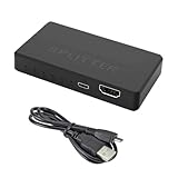 WOURRD 4K30hz Splitter Switcher 1x4 Splitter 1 In 4 Out Verstärker Adapter für HDTV DVDs