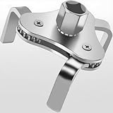 OTUAYAUTO Ölfilterschlüssel Universal, Ölfilter Werkzeug Ölfilterspinne 3-armig (53-108mm)