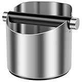 Ericetion Kaffeesatz-ausklopfbox, Edelstahl-kaffeesatz-ausklopfbox, Stil-ausklopfbehälter,...