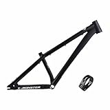 QAZXDRFG Dirt Jump Bike-Scheibenbremsrahmen, 26er-Rahmen aus Aluminiumlegierung, 12,8 Zoll, 4X...