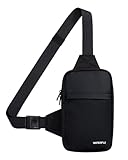 WATERFLY Umhängetasche Crossbody Brusttasche Schultertasche: Sling Bag Tasche Herren Klein...