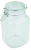 APS 82328 Vorratsglas mit luftdichtem Klappdeckel, Vorratsbehälter, Aufbewahrungsglas, 2 Liter...