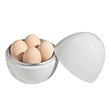 Mikrowellen-Eierkocher, Eierkocher, Küchenhelfer, hitzebeständiges PP und Aluminium, schnelle...