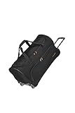 travelite 2-Rad Trolley Reisetasche Größe L, Gepäck Serie BASICS FRESH: Weichgepäck Reisetasche...