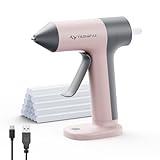 Kabellose Heißklebepistole Akku mit 20 × 7x140mm Heißklebestiften,Mini Heißklebepistole...