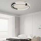 Rund Deckenleuchte LED Schlafzimmer Lampe 50cm Dimmbar mit Fernbedienung 3000-6000K Modern...