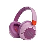 JBL JR 460 NC – Over-Ear Kopfhörer mit Noise-Cancelling für Kinder in Pink – Mit JBL Safe...