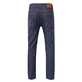 CUTeFiorino Herren Jeanshose Mens Fashion Slim Straight Herrenhose Stretch Plus Size Freizeithose....