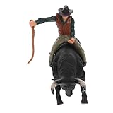 WOONEKY 1 Set Western Cowboy Stier Lebendiges Modell Heimverzierung Kreatives Stier Spielzeug...