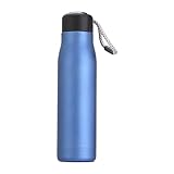 Schöne Tasse 18,5 oz Wasserflasche Doppelwandige Vakuum-Edelstahl-Wasserflasche Auslaufsichere...