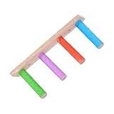 Niesel Sittichleiter | Kletterleiter aus Holz – robuste, interaktive Krallenschärfwerkzeuge für...