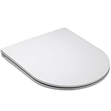 Grünblatt WC-Sitz 515236 passend für Duravit Toiletten mit Absenkautomatik, Abnehmbar, Duroplast,...