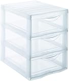Sundis Orgamix Mini Aufbewahrungsbehälter, Kunststoff, durchsichtig, L24,5 x l.18,5 x H25,5cm, A5-3...