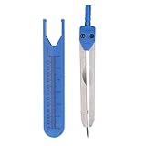 Telituny Messschieber Medizinisches, EKG Caliper 0-2,4 Zoll Edelstahl Messlineal EKG Teiler Lineal...