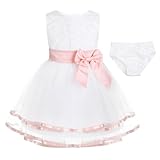 iixpin Babybekleidung Baby Mädchen Prinzessin Hochzeit Taufe Kleid Tüll Partykleid...